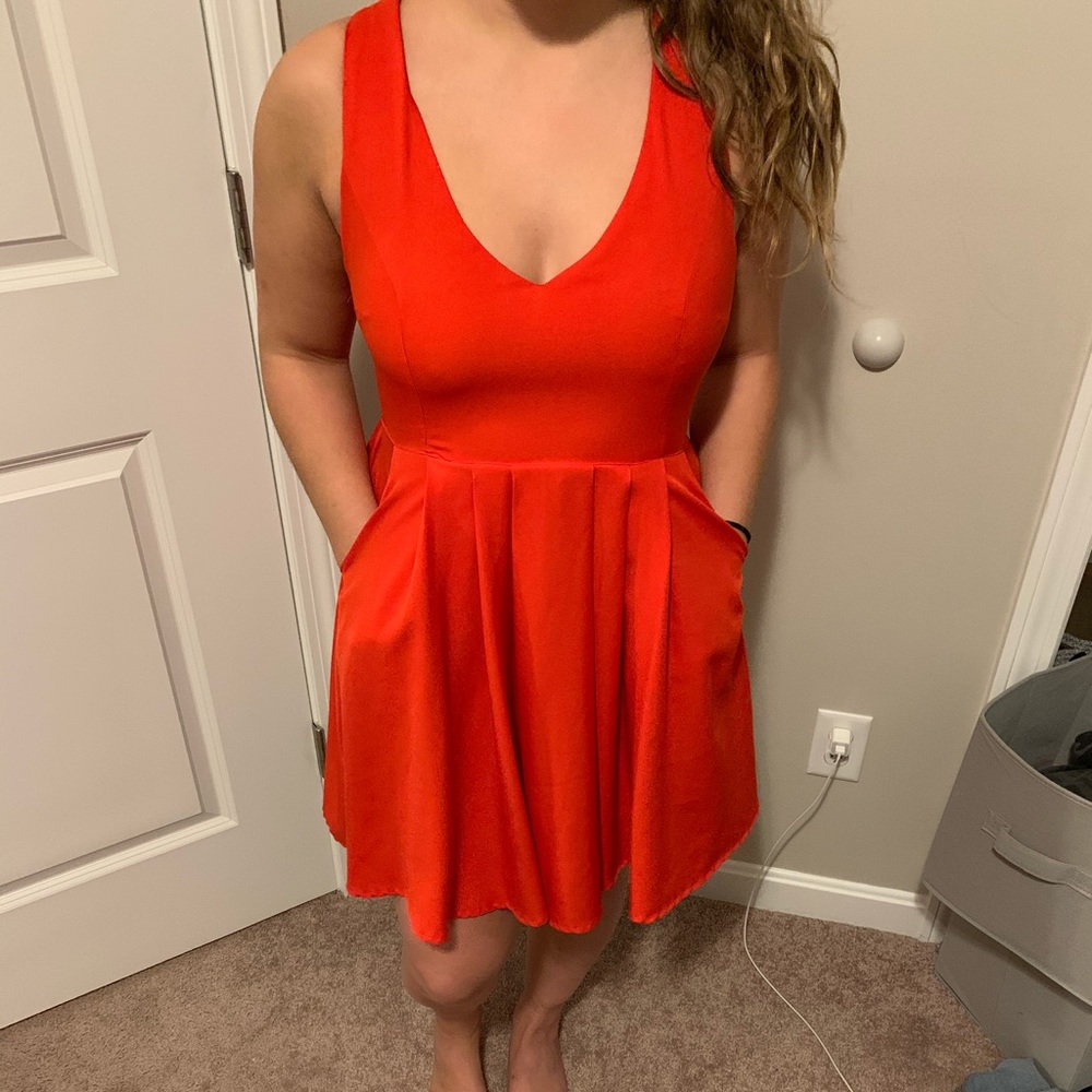 Orange Summer Dress